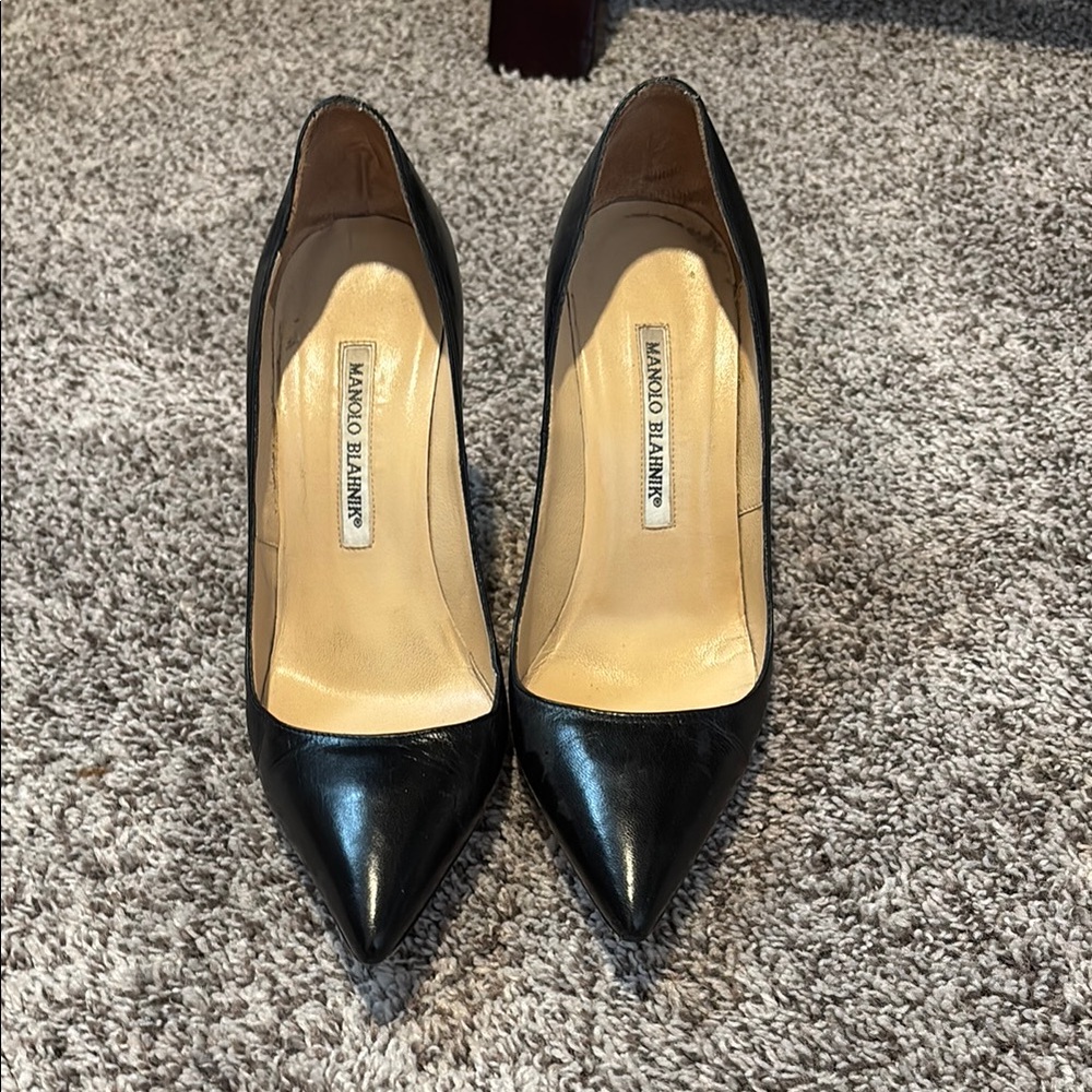 Manolo Blahnik Black Women's Heels